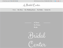 Tablet Screenshot of abridalcenter.com